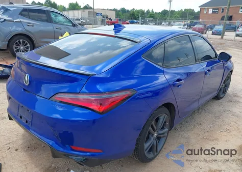 2023 Acura Integra A-Spec из США, поврежденный, VIN 19UDE4H35PA018458